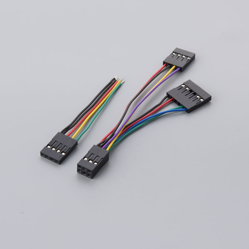 MX2.54mm tonehøjde 50579408 Linie Kvindelig 4p Jumper -kabel til PCB -stik 3D Printer Elektrisk dobbelt parallel ledningsgrænse